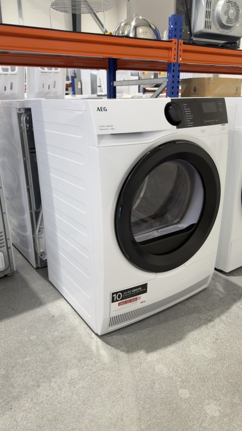AEG 8 kg, TR7TC86 – Uscător de rufe cu pompă de căldură, clasa C, SensiDry & ProSense – import Germania 🇩🇪