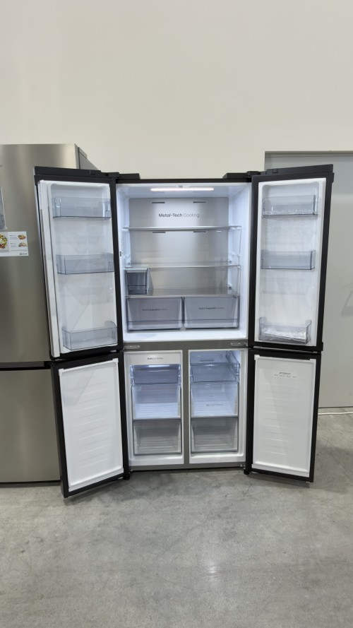 Hisense RQ5P470SYFD – Combină frigorifică French Doors, Multi Door 4 uși, 483 L, Total No Frost, My Fresh Choice, Wi-Fi, apă & gheață, Clasa D – import Germania 🇩🇪