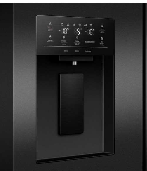 Hisense RQ5P470SYFD – Combină frigorifică French Doors, Multi Door 4 uși, 483 L, Total No Frost, My Fresh Choice, Wi-Fi, apă & gheață, Clasa D – import Germania 🇩🇪