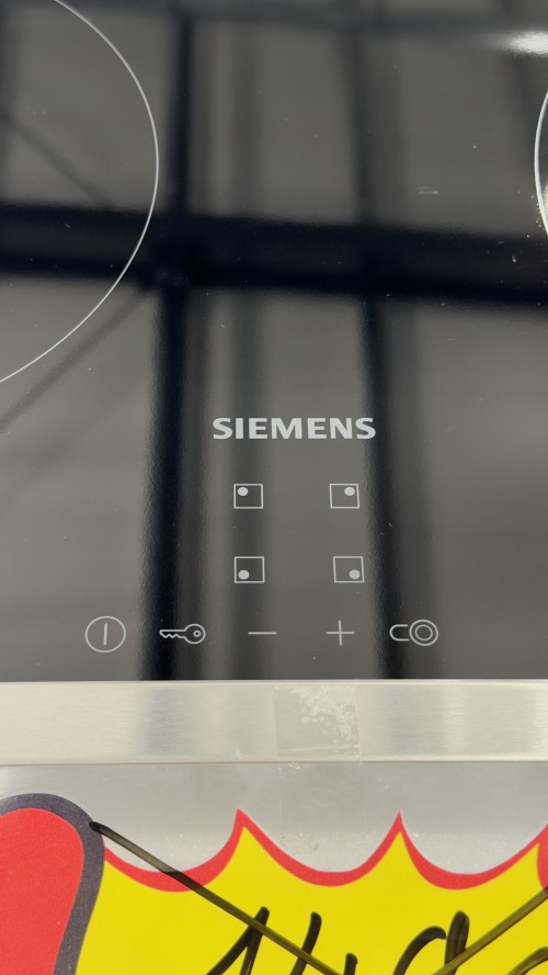 Siemens 60cm, iQ300, ET645HN17E/04 – Plită electrică vitroceramică SCHOTT CERAN®, 4 zone, 7.500 W, TouchControl, Made in Germany 🇩🇪