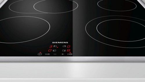 Siemens 60cm, iQ300, ET645HN17E/04 – Plită electrică vitroceramică SCHOTT CERAN®, 4 zone, 7.500 W, TouchControl, Made in Germany 🇩🇪