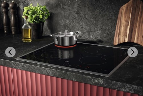 AEG 60 cm,NRN64A06XB – Plită vitroceramică 4 zone, 7.000 W, zonă dublă + zonă ovală, TouchControl, ramă inox