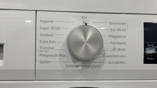 Siemens 9 kg, iQ500, WU14UT42 – Mașină de spălat 1400 rpm, Clasa A, iQdrive, varioSpeed, aquaStop – import Germania 🇩🇪