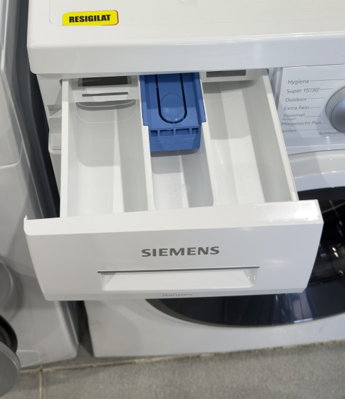Siemens 9 kg, iQ500, WU14UT42 – Mașină de spălat 1400 rpm, Clasa A, iQdrive, varioSpeed, aquaStop – import Germania 🇩🇪