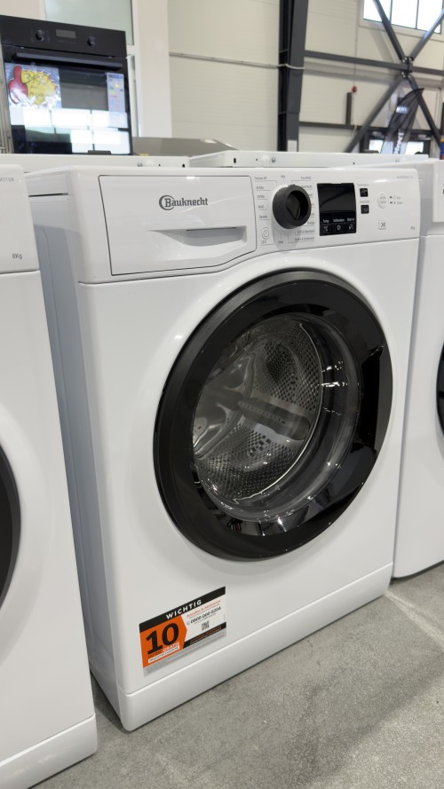 Bauknecht 8 KG Super Eco 845 A – Mașină de spălat rufe, Clasa A, Inverter Motor, import Germania 🇩🇪