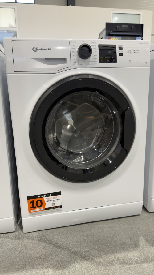Bauknecht 8 KG, Super Eco 845 A – Mașină de spălat rufe, Clasa A, Inverter Motor, import Germania 🇩🇪