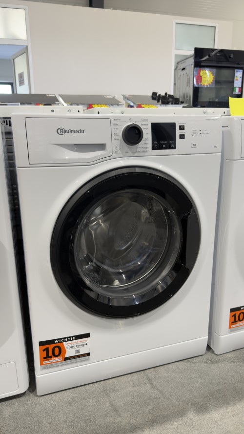 Bauknecht 8 KG, Super Eco 845 A – Mașină de spălat rufe, Clasa A, Inverter Motor, import Germania 🇩🇪