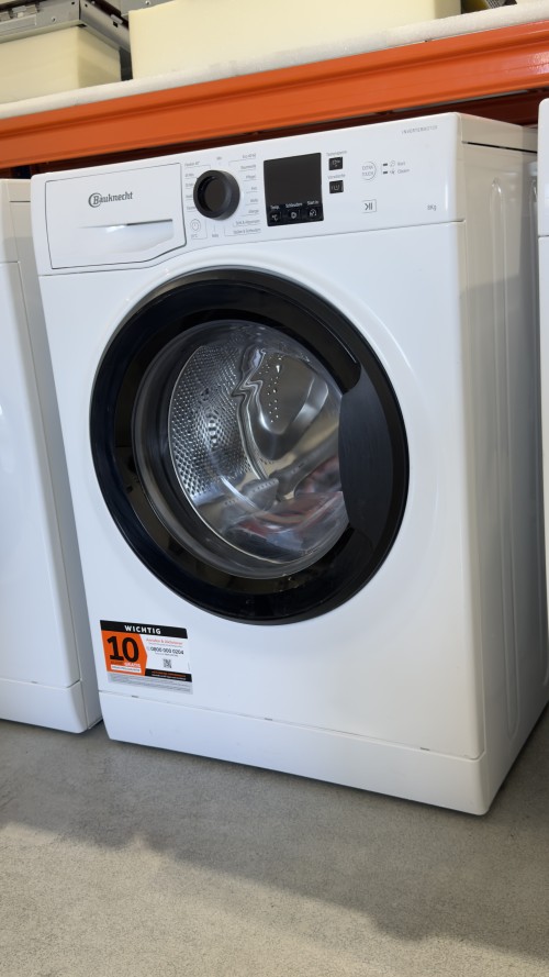 Bauknecht 8 KG, Super Eco 845 A – Mașină de spălat rufe, Clasa A, Inverter Motor, import Germania 🇩🇪
