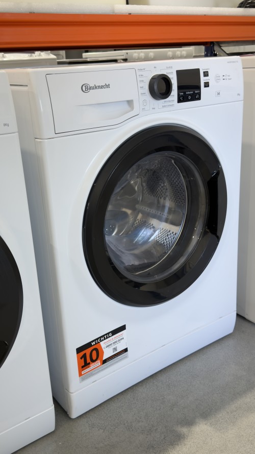 Bauknecht 8 KG, Super Eco 845 A – Mașină de spălat rufe, Clasa A, Inverter Motor, import Germania 🇩🇪
