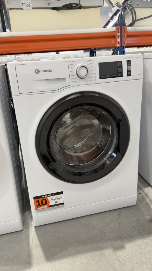 Bauknecht Super Eco 9464 A – Mașină de spălat 9 kg, 1400 rpm, Clasa A, Inverter Motor, Steam Hygiene, Active Care – import Germania 🇩🇪