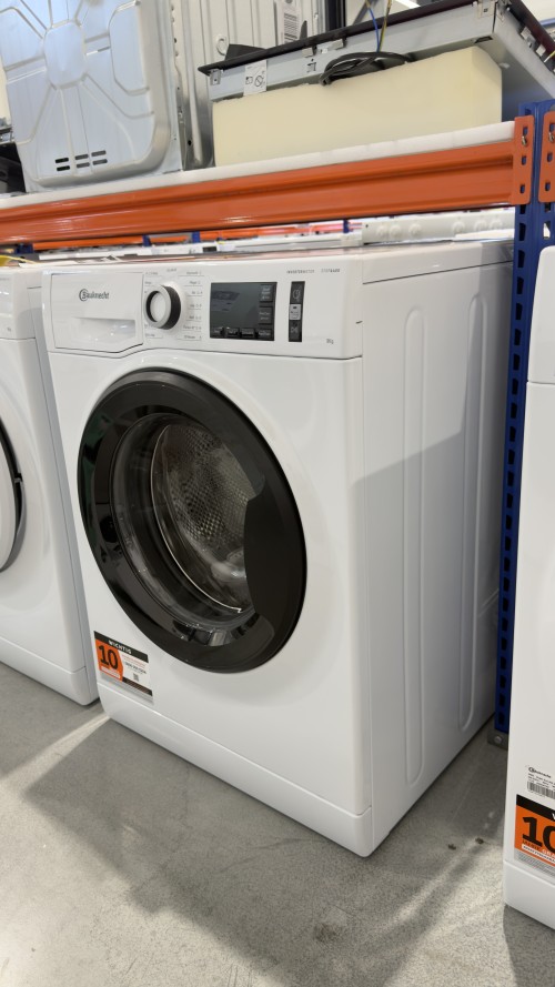 Bauknecht Super Eco 9464 A – Mașină de spălat 9 kg, 1400 rpm, Clasa A, Inverter Motor, Steam Hygiene, Active Care – import Germania 🇩🇪