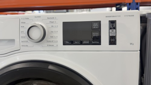 Bauknecht Super Eco 9464 A – Mașină de spălat 9 kg, 1400 rpm, Clasa A, Inverter Motor, Steam Hygiene, Active Care – import Germania 🇩🇪
