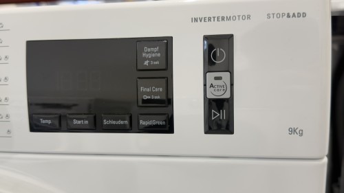Bauknecht Super Eco 9464 A – Mașină de spălat 9 kg, 1400 rpm, Clasa A, Inverter Motor, Steam Hygiene, Active Care – import Germania 🇩🇪