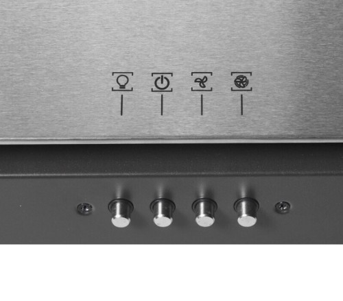 Bauknecht 60 cm, DBHVP 6.3 LM K – Hotă decorativă sticlă neagră, 3 trepte, LED, clasa B, import Germania 🇩🇪