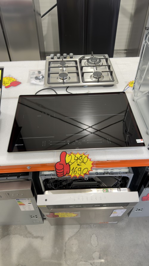 Bauknecht 78 cm, BS 2677C AL – Plită inducție 4 zone, Flexi Duo, Booster, 7,2 kW, import Germania 🇩🇪
