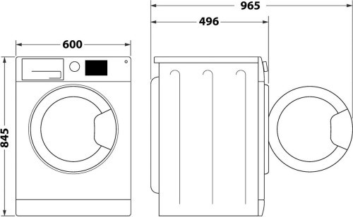 Privileg 7 KG, PWF 774A MY TIME DE – Mașină de spălat rufe Clasa A, 1400 rpm, import Germania 🇩🇪