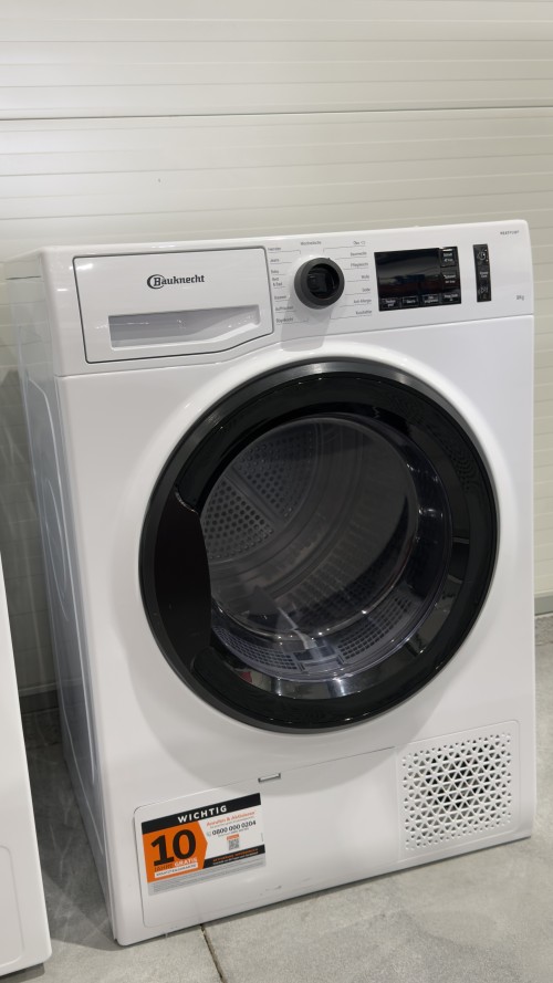 Bauknecht 8kg, T Soft M11 82 N – Uscător de rufe cu pompă de căldură, clasa E, Crease Care, EasyCleaning, import Germania 🇩🇪