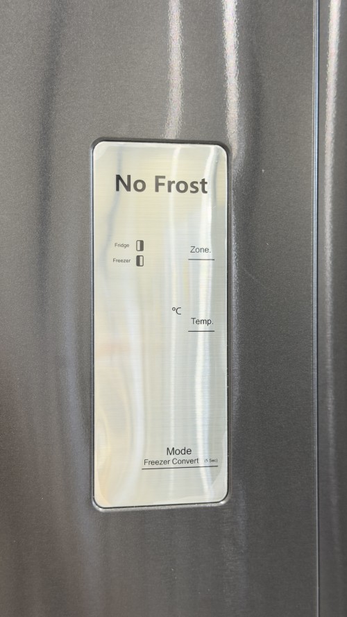 Hisense 550 L, RS711N4AFE – Frigider/Combina frigorifică Side-by-Side Total No Frost, Inverter, Freezer Convert, clasa E, Black Inox, import Germania 🇩🇪