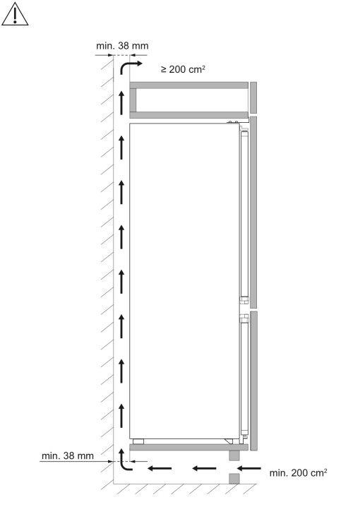 AEG 269 L, NSC6M191ES – combină frigorifică încorporabilă mare, TwinTech® Total No Frost, MultiFlow, CustomFlex®, clasa E, import Suedia