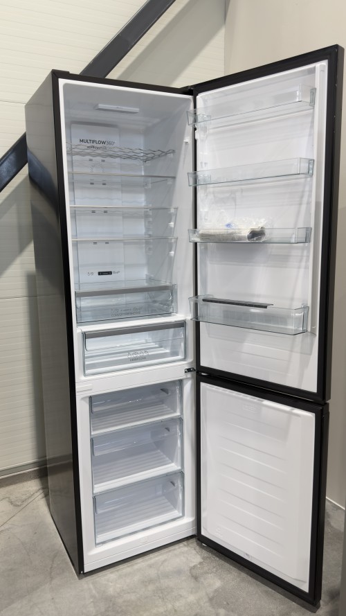 Gorenje 331 L, NRK620B61BX4OT – Combină frigorifică Clasa B, NoFrost Plus, negru inox, import Germania 🇩🇪