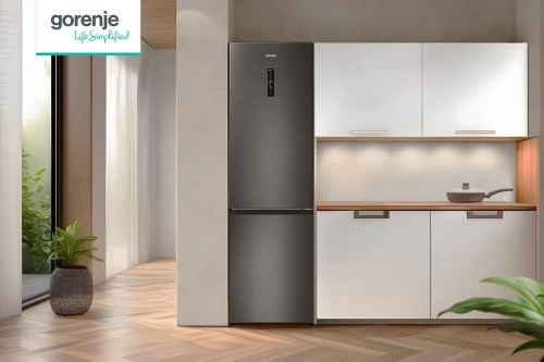 Gorenje 331 L, NRK620B61BX4OT – Combină frigorifică Clasa B, NoFrost Plus, negru inox, import Germania 🇩🇪