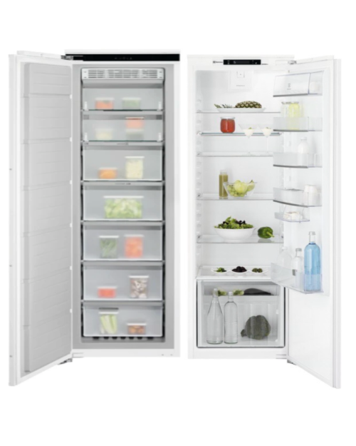 Electrolux 522 L, ERC3214AOW + KUN7NE18C – Set frigider + congelator încorporabile, side by side, No Frost, import Germania