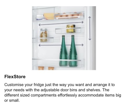 Electrolux 522 L, ERC3214AOW + KUN7NE18C – Set frigider + congelator încorporabile, side by side, No Frost, import Germania