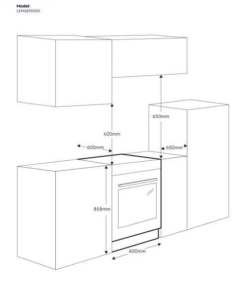 Electrolux 60 cm, LKM620000X – Aragaz cuptor electric, plita 3 gaz + 1 electric import Germania