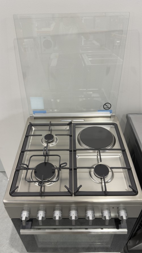 Electrolux 60 cm, LKM620000X – Aragaz cuptor electric, plita 3 gaz + 1 electric import Germania
