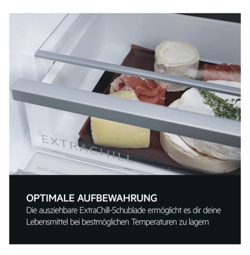 AEG 249 L, NSC7C181DS – Combină frigorifică încorporabilă Clasa D, AI CoolAssist®, TwinTech® Total No Frost, Cooling 360°, import Germania 🇩🇪