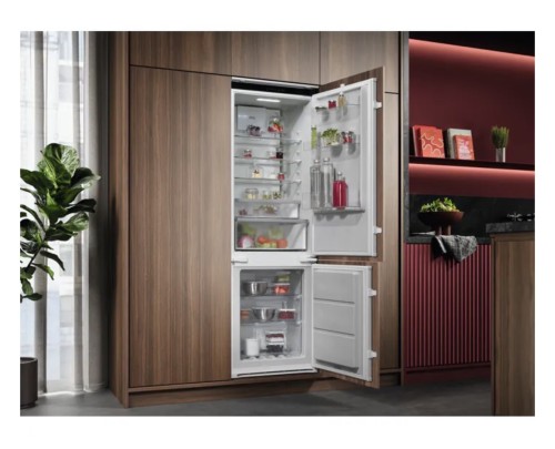 AEG 249 L, NSC7C181DS – Combină frigorifică încorporabilă Clasa D, AI CoolAssist®, TwinTech® Total No Frost, Cooling 360°, import Germania 🇩🇪