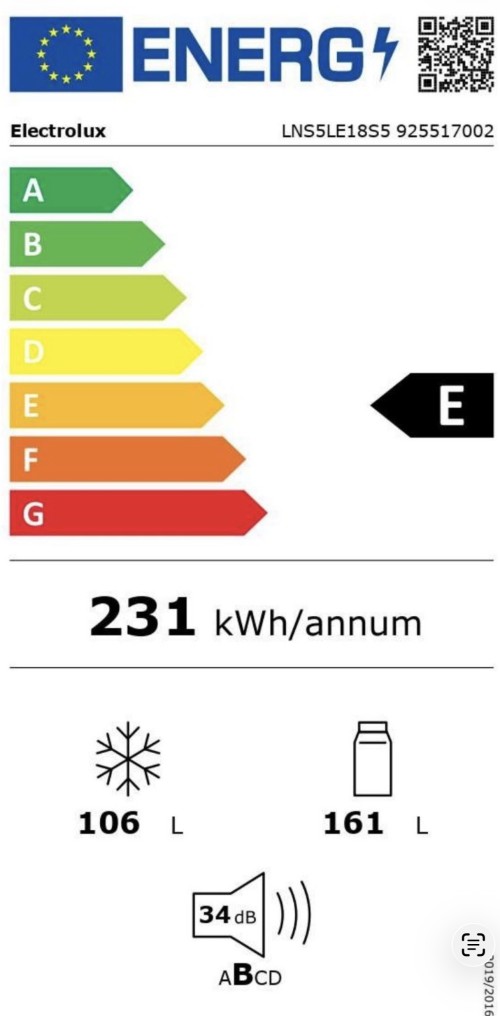 Electrolux 534 L, 2× LNS5LE18S5 – Set 2 x combină frigorifică încorporabilă tip side by side import Germania