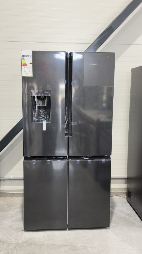 Siemens 574 L,iQ700, KF96DPXEA  – Combină frigorifică French Door, Total noFrost, dozator apă & gheață, Home Connect, Clasa E, import Germania 🇩🇪