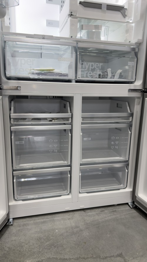Siemens 574 L,iQ700, KF96DPXEA  – Combină frigorifică French Door, Total noFrost, dozator apă & gheață, Home Connect, Clasa E, import Germania 🇩🇪