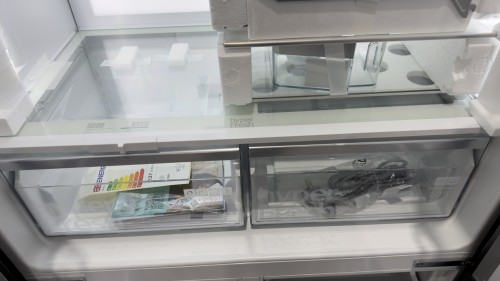 Siemens 574 L,iQ700, KF96DPXEA  – Combină frigorifică French Door, Total noFrost, dozator apă & gheață, Home Connect, Clasa E, import Germania 🇩🇪