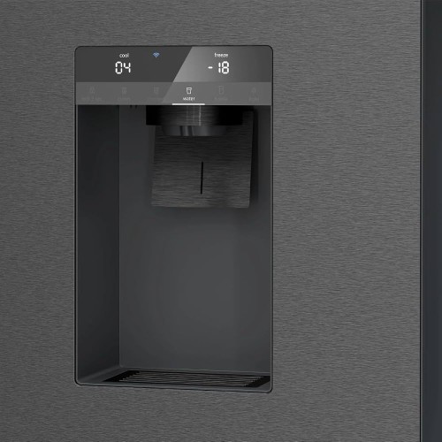 Siemens 574 L,iQ700, KF96DPXEA  – Combină frigorifică French Door, Total noFrost, dozator apă & gheață, Home Connect, Clasa E, import Germania 🇩🇪