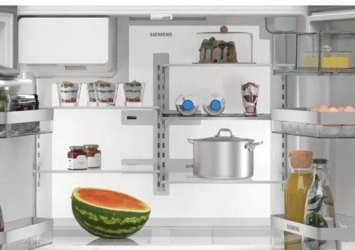Siemens 574 L,iQ700, KF96DPXEA  – Combină frigorifică French Door, Total noFrost, dozator apă & gheață, Home Connect, Clasa E, import Germania 🇩🇪