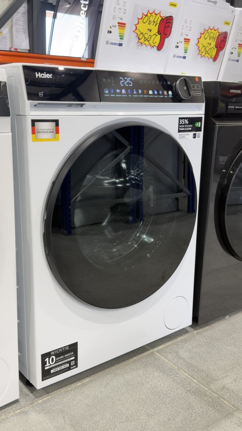 Haier⁠ 9 kg HW90-B14667TU1 – Mașină de spălat rufe Clasa A, 1400 rpm, Direct Motion, Smart AI, Wi-Fi, import Germania 🇩🇪