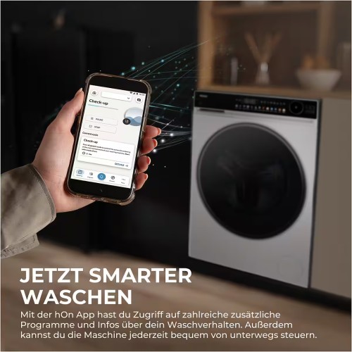 Haier⁠ 9 kg HW90-B14667TU1 – Mașină de spălat rufe Clasa A, 1400 rpm, Direct Motion, Smart AI, Wi-Fi, import Germania 🇩🇪