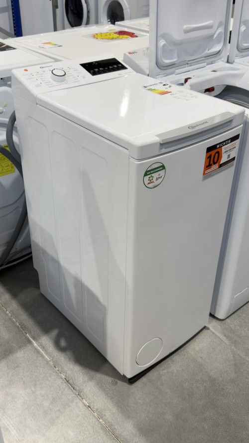 Bauknecht 6 kg, WMT Super Eco 624 A N – mașină de spălat verticală, clasa A, 1200 rpm, motor Inverter, import Germania 🇩🇪