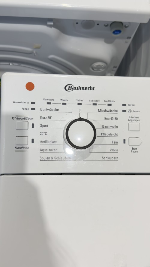 Bauknecht 6 kg, WMT Super Eco 624 A N – mașină de spălat verticală, clasa A, 1200 rpm, motor Inverter, import Germania 🇩🇪