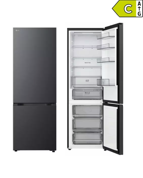 LG⁠ 375L,GBBSJ2CCEP – combină frigorifică Total No Frost, clasa C, Wi-Fi ThinQ, FRESHConverter+™, DoorCooling+™, import Germania 🇩🇪