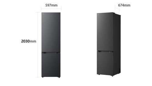 LG⁠ 375L,GBBSJ2CCEP – combină frigorifică Total No Frost, clasa C, Wi-Fi ThinQ, FRESHConverter+™, DoorCooling+™, import Germania 🇩🇪