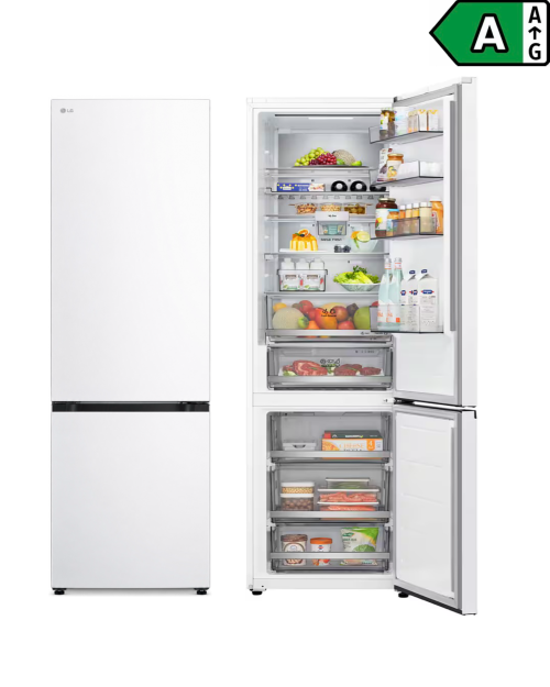 LG 375L, GBBS726ASW – combină frigorifică Total No Frost, clasa A, Wi-Fi, import Germania 🇩🇪