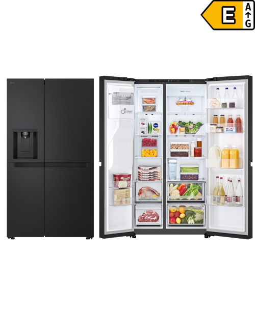 LG 641 L GSLC41EPPE – Side-by-Side Total No Frost, dozator apă + gheață, rezervor intern, clasa E, import Germania 🇩🇪