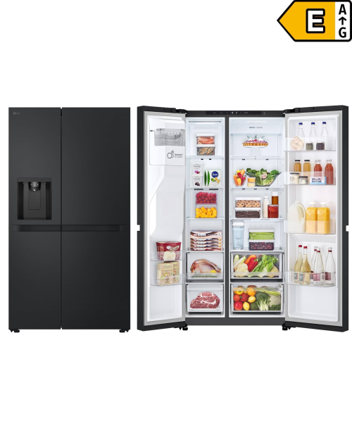 LG 641L, GSLC41EPPE – Side-by-Side Total No Frost, dozator apă + gheață, rezervor intern, clasa E, import Germania 🇩🇪