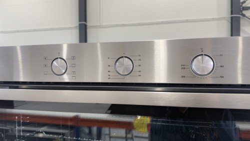 VOV VEBF9026SS-7F + VGH90-5001S – Set cuptor electric 90 cm, 132 L + plită gaz 90 cm, 5 arzătoare, Clasa A
