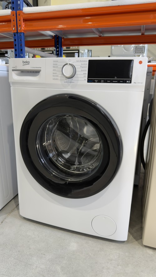 Beko 8 kg WMOFE841 – Mașină de spălat 1400 rpm, SteamCure, ProSmart Inverter, clasa A, import Germania 🇩🇪