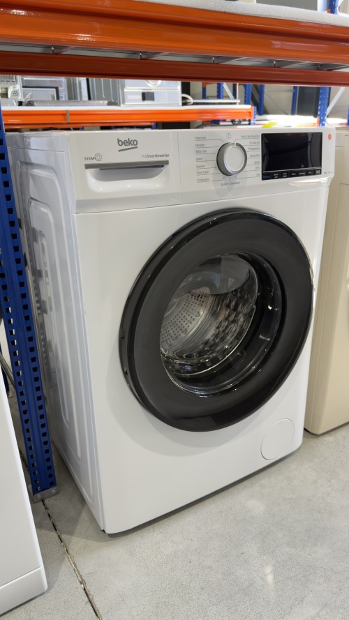 Beko 8 kg WMOFE841 – Mașină de spălat 1400 rpm, SteamCure, ProSmart Inverter, clasa A, import Germania 🇩🇪