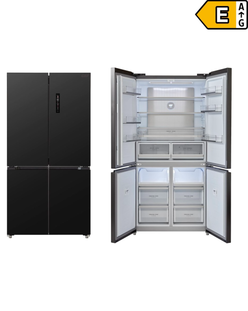 GRF 522 L SC9160931BG – combină frigorifică Cross Door 4 uși, Total No Frost, Inverter, Flex Temp -4/0/+4°C, Slot-In 60 cm, clasa E, negru mat